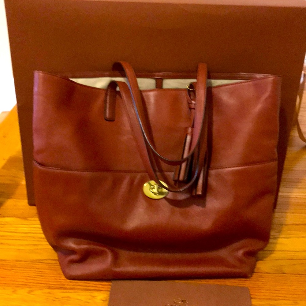 COACH Port Leather Legacy Turn-lock